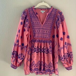 Very pretty, embroidered top from Sundance.